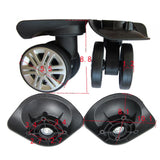 Maxbell 2x2Pcs 360 Swivel Luggage Replacement Wheels Suitcase Wheels for Trolleys Bags