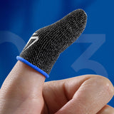 Maxbell 4xPhone Gaming Finger Sleeves Breathable Gaming Finger Sleeves for Mobile Game