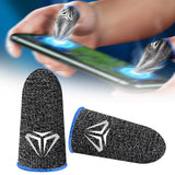 Maxbell 4xPhone Gaming Finger Sleeves Breathable Gaming Finger Sleeves for Mobile Game