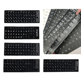 Maxbell 3xLaptop Keyboard Stickers Universal Computer Keyboard Stickers for PC Desktop Russian