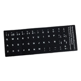 Maxbell 4xLaptop Keyboard Stickers Universal Computer Keyboard Stickers for PC Desktop Spanish