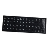 Maxbell 4xLaptop Keyboard Stickers Universal Computer Keyboard Stickers for PC Desktop Spanish
