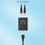 Maxbell 2xPrinter Sharing Device 2 in 1 Switch Selector for USB Disk Keyboard Computer