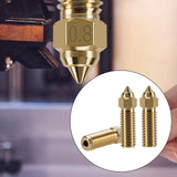 Maxbell 2x3Pcs 3D Printer Nozzles High Flow Easy Installation Replacement Parts for K1 0.8mm