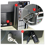 Desktop Computer Hosting Chassis Safety Lock Hardware for Hotel Professional