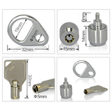 Desktop Computer Hosting Chassis Safety Lock Hardware for Hotel Professional