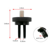 Maxbell 3xCamera Tripod Adapter Accessories 1/4inch Screw Hole for Action Camera Phone
