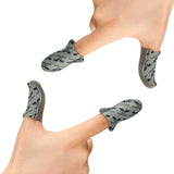 4 Pieces Gaming Finger Sleeves for Mobile Game Breathable Game Finger Covers