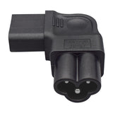 Maxbell 2xIEC320 C6 to C13 Replacement Right Bend Design AC Power Plug Durable Premium