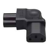 Maxbell 2xIEC320 C6 to C13 Replacement Right Bend Design AC Power Plug Durable Premium