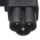 Maxbell 3xIEC320 C6 to C13 Replacement Right Bend Design AC Power Plug Durable Premium