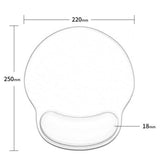 Maxbell Mouse Pad with Wrist Support Breathable Mousepad for Laptop Computer Working C