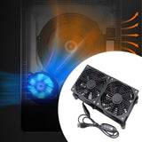 Maxbell Computer Case Fan DIY Cooling Ventilation Exhaust Fan 5V for Wireless Router