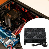 Maxbell Computer Case Fan DIY Cooling Ventilation Exhaust Fan 5V for Wireless Router