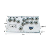 Maxbell Arcade Street Fight Game Controller Joystick Durable Multipurpose Custom RGB Style A