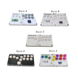 Maxbell Arcade Street Fight Game Controller Joystick Durable Multipurpose Custom RGB Style A