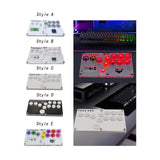 Maxbell Arcade Street Fight Game Controller Joystick Durable Multipurpose Custom RGB Style A