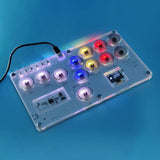 Maxbell Arcade Street Fight Game Controller Joystick Durable Multipurpose Custom RGB Style A