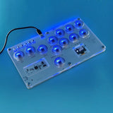 Maxbell Arcade Street Fight Game Controller Joystick Durable Multipurpose Custom RGB Style A