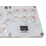 Maxbell Arcade Street Fight Game Controller Joystick Durable Multipurpose Custom RGB Style B