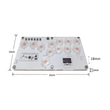 Maxbell Arcade Street Fight Game Controller Joystick Durable Multipurpose Custom RGB Style B