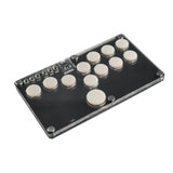 Maxbell Arcade Street Fight Game Controller Joystick Durable Multipurpose Custom RGB Style D