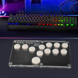 Maxbell Arcade Street Fight Game Controller Joystick Durable Multipurpose Custom RGB Style D