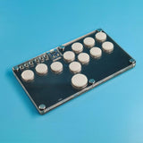 Maxbell Arcade Street Fight Game Controller Joystick Durable Multipurpose Custom RGB Style D