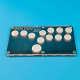 Maxbell Arcade Street Fight Game Controller Joystick Durable Multipurpose Custom RGB Style D