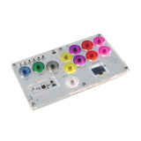 Maxbell Arcade Street Fight Game Controller Joystick Durable Multipurpose Custom RGB Style E