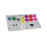 Maxbell Arcade Street Fight Game Controller Joystick Durable Multipurpose Custom RGB Style E