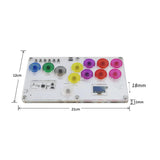 Maxbell Arcade Street Fight Game Controller Joystick Durable Multipurpose Custom RGB Style E