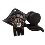 Maxbell 2x Travel Suitcase Wheels Trolley Casters Black Durable Travel Luggage Wheel