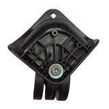 Maxbell 2x Travel Suitcase Wheels Trolley Casters Black Durable Travel Luggage Wheel