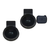 Maxbell 37mm CPL Cell Phone Camera Lens Filter Accessories Black Versatile with Clip Style A