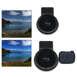 Maxbell 37mm CPL Cell Phone Camera Lens Filter Accessories Black Versatile with Clip Style A
