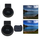 Maxbell 37mm CPL Cell Phone Camera Lens Filter Accessories Black Versatile with Clip Style A