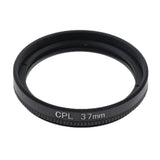 Maxbell 37mm CPL Cell Phone Camera Lens Filter Accessories Black Versatile with Clip Style A