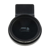 Maxbell 37mm CPL Cell Phone Camera Lens Filter Accessories Black Versatile with Clip Style A