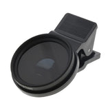Maxbell 37mm CPL Cell Phone Camera Lens Filter Accessories Black Versatile with Clip Style A