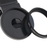 Maxbell 37mm CPL Cell Phone Camera Lens Filter Accessories Black Versatile with Clip Style B