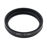 Maxbell 37mm CPL Cell Phone Camera Lens Filter Accessories Black Versatile with Clip Style B