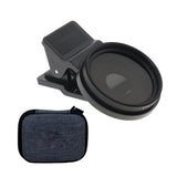Maxbell 37mm CPL Cell Phone Camera Lens Filter Accessories Black Versatile with Clip Style B