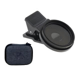Maxbell 37mm CPL Cell Phone Camera Lens Filter Accessories Black Versatile with Clip Style B