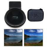 Maxbell 37mm CPL Cell Phone Camera Lens Filter Accessories Black Versatile with Clip Style B