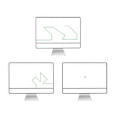 Maxbell Mouse Mover Black No Software Plug and Play Adjustable Modes Mouse Simulator