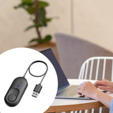 Maxbell Mouse Mover Black No Software Plug and Play Adjustable Modes Mouse Simulator