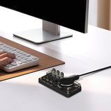 Maxbell Laptop Docking Station Multifunctional Black Docking Station for PC Computer