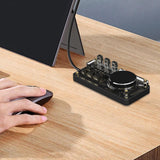 Maxbell Laptop Docking Station Multifunctional Black Docking Station for PC Computer