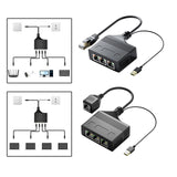 Maxbell RJ 45 Ethernet Splitter Cable 1 to 3 Ports Ethernet Adapter for Cat5 5E Cat6 1to3 1000Mbps